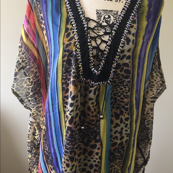 BEACH COVER UP / KAFTAN - Picture 2 of 4